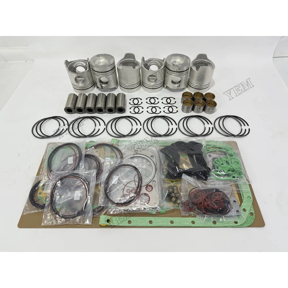 For Mitsubishi 6D20 Piston and Rings With Gasket Set Engine Parts
