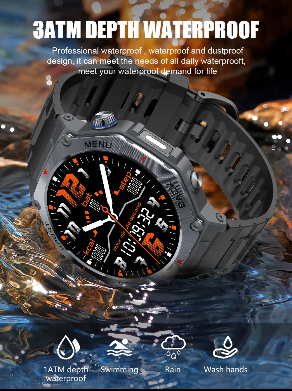 Welcome OEM Order, Factory Whole Selling 2025 V20 Relojes Smart Watch Flashlight 1.43inch Amoled Screen 30m Waterproof Barometer Bt Call Outdoor Sports Gps Smartwatch - Buy 2025 Relojes Smart Watch Smart Watch For Men Gps Smartwatch With Flashlight