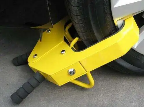Adjustable Anti-Theft Parking Lift Clamp Security Travel Wheel Chock Lock Tire Claw Wheel Boot Anti-Theft Parking Boot Claw factory