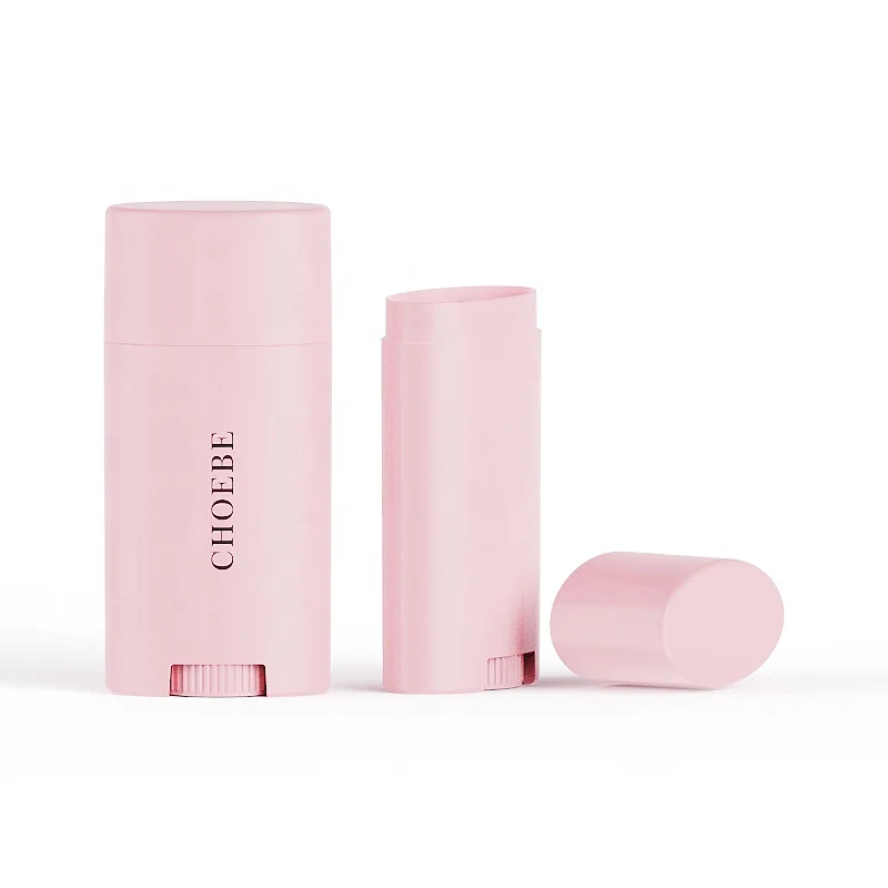 Custom Oval 30ml 50ml 75ml 75g Plastic Empty Twist up Deodorant Gel Packaging Bottom Fill Deodorant Container Tube