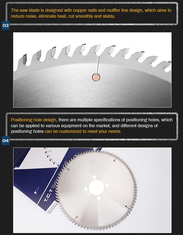 Diamond Saw Blade 380mm Diameter 72 Teeth with 3 Years Warranty for Cutting Melamine
