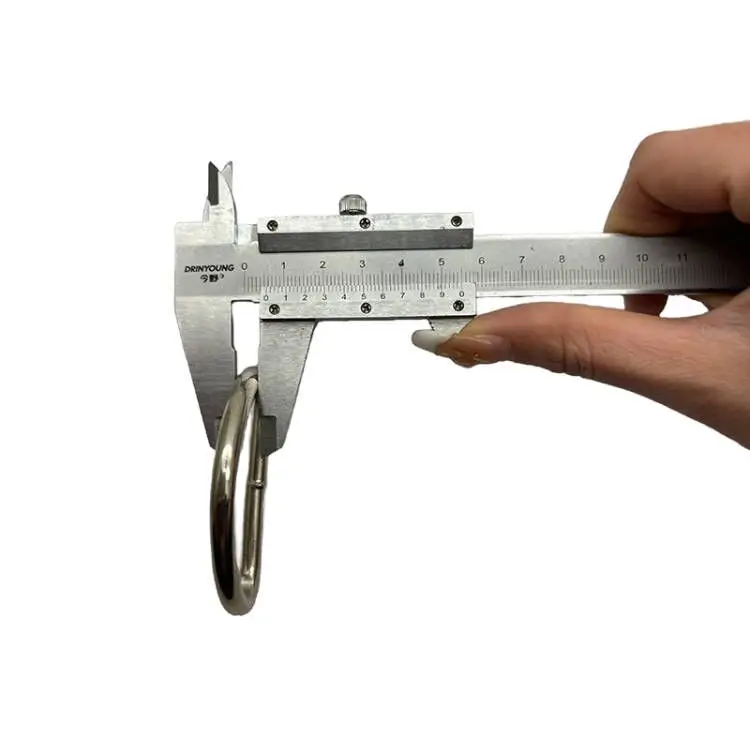 53*30mm Best Quality Welded D Ring Handbag Bag Hardware Accessories Bag Buckle Factory Price Nickle Plated D Rings for Collars