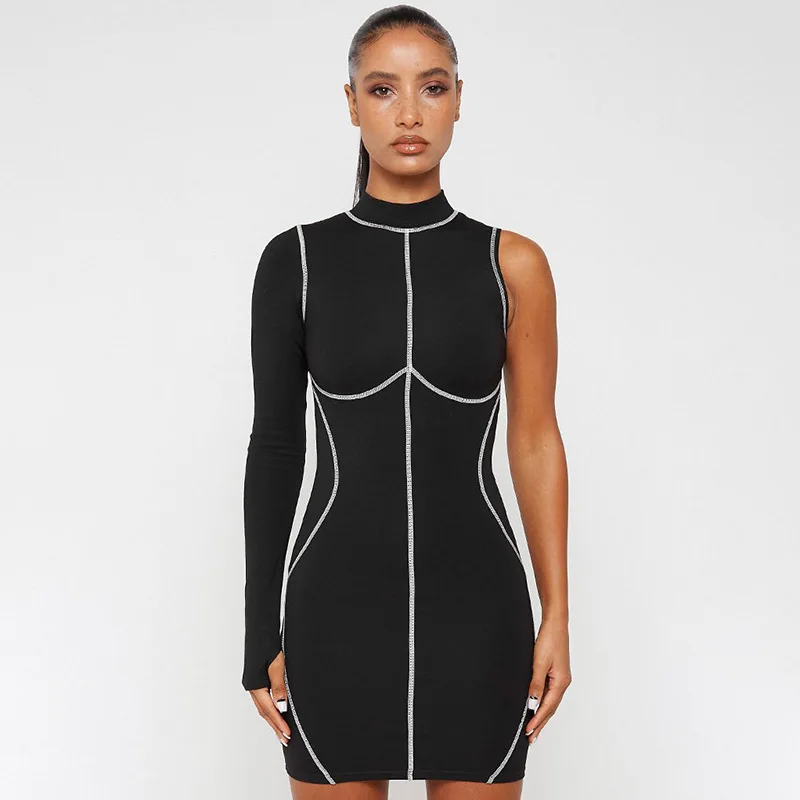 Long Sleeve Women Skirt Dress 