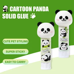 Cute Cartoon Solid Glue Stick for Kids - High Viscosity, Non-Toxic Craft Adhesive