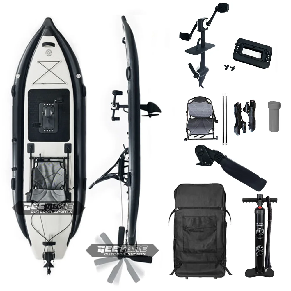 Geetone Offsup Kayak Pesca Con Pedal Drive Propeller Kayaks Inflatable