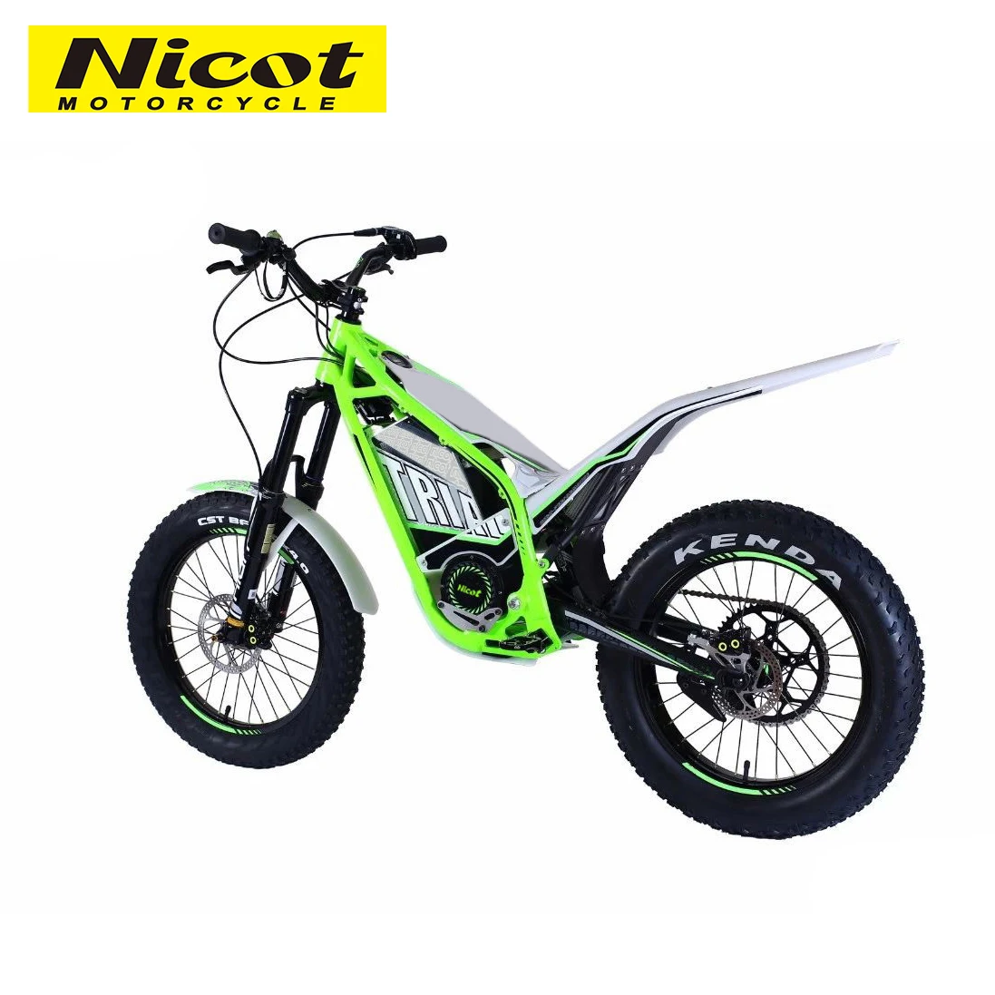 Nicot Electric Trial Bike 3800w 2gear Stunts Bike Electric Motorcycle