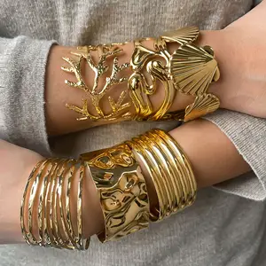 MW Wholesale High-End Stainless Steel Bracelet: European American Style, Colorfast Luxury Bangle for Women