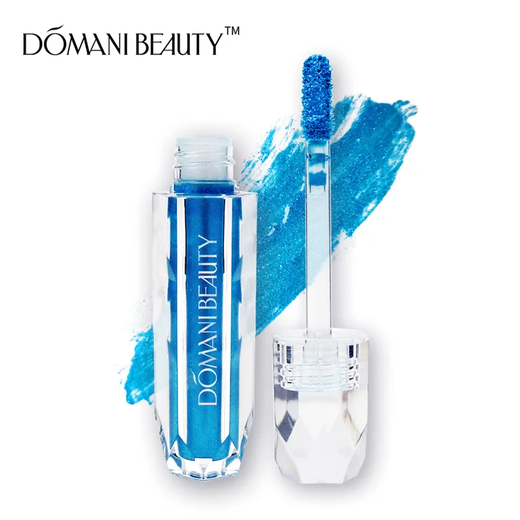 
 Водостойкая блестящая Кисть для макияжа Domani Beauty, оптом, под заказ, блестящая Кисть для макияжа, частная этикетка, одиночные жидкие тени для век, тени для век  