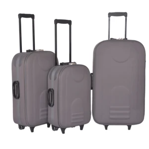 3 Pieces Side Eva Luggage Set Factory Customized Hot Sale Softside Expandable Cheap EVA Luggage Set With Spinner Wheels