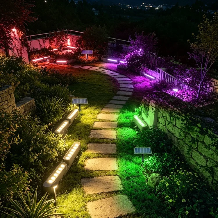 Verbindbare LED-Solar-Faltbare Baumbeleuchtung, Wasserdichte Aluminium-Gartenpalmenring-Leuchte mit IP66-Schutzklasse für Landschaftsgestaltung| Alibaba.com