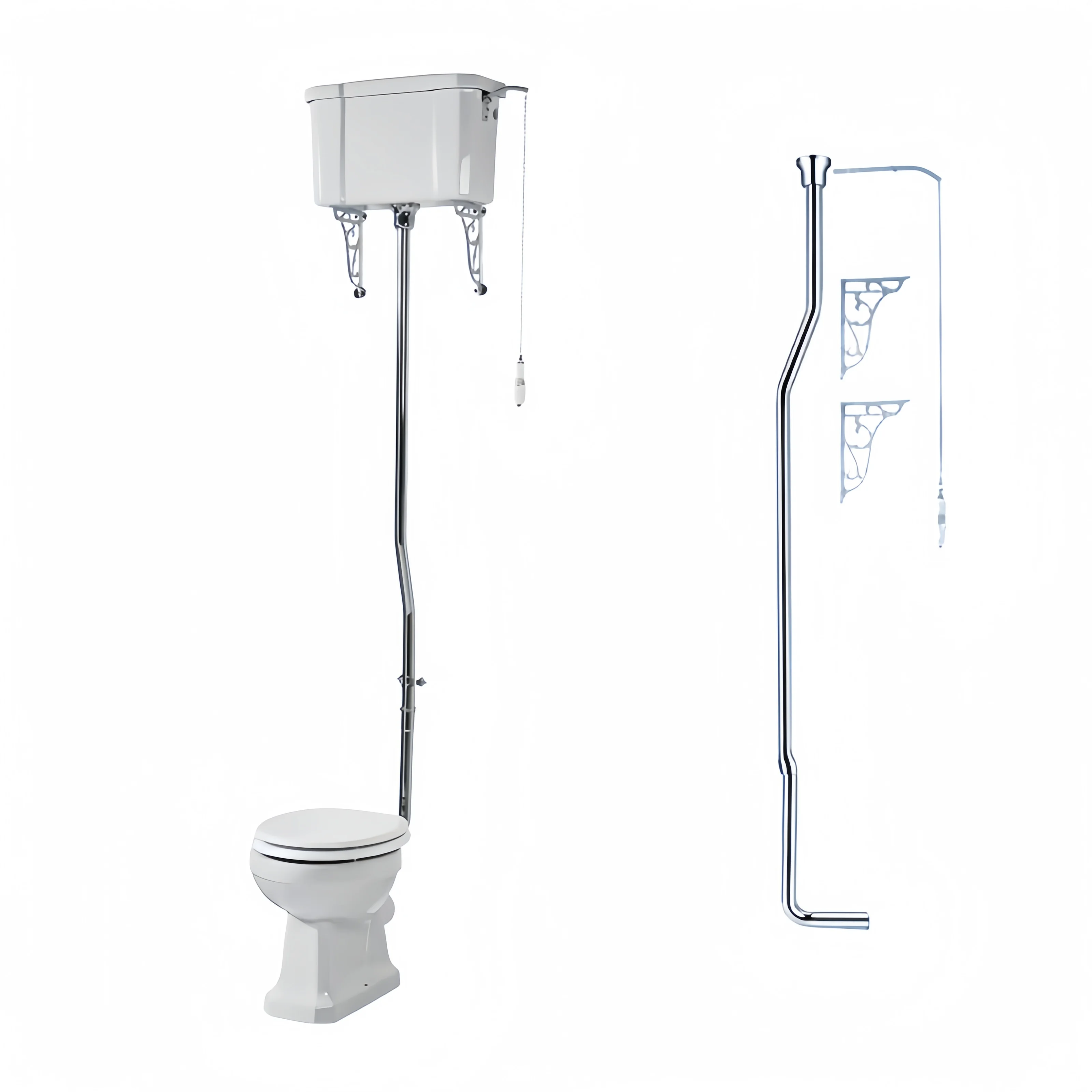 Brass High Level Flush Pipe Kits manufacture