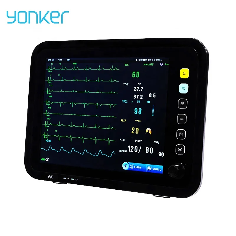 Yonker cardiac monitor vital signs monitor  Multi parameter Patient Monitor for Hospital general ward