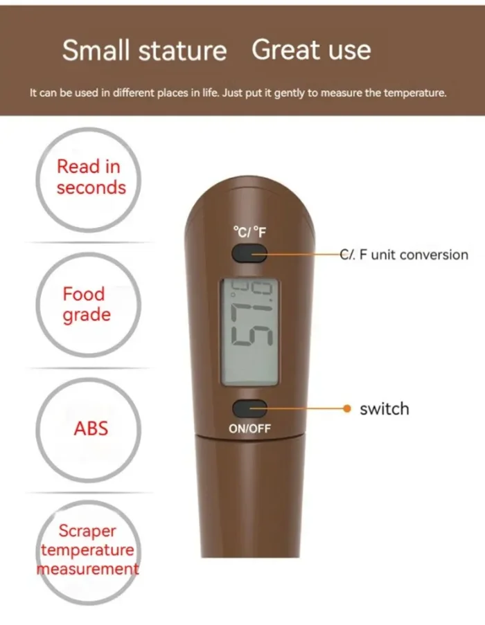 Chocolate Making Digital Candy Thermometer with Spatula - China