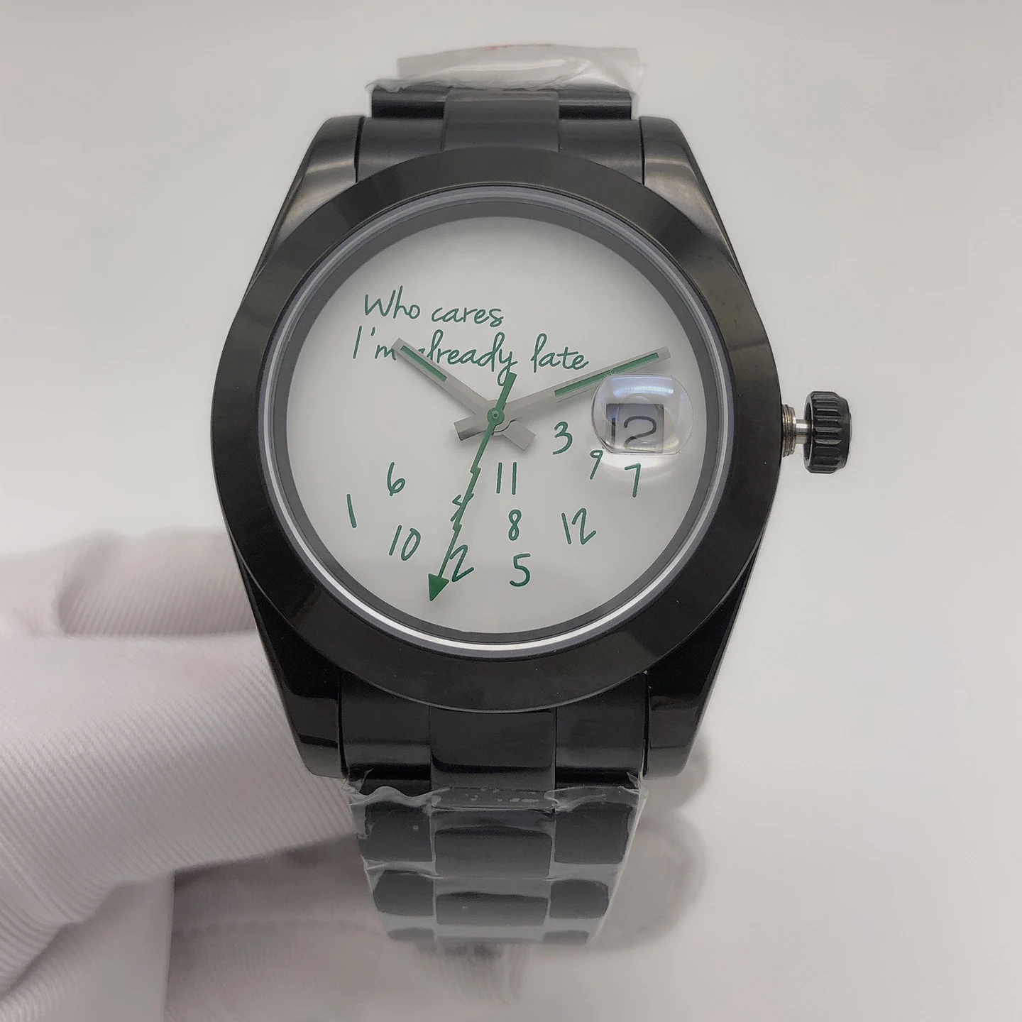 Who Cares I AM Already Late Watch 36/39mm DIY Automatic