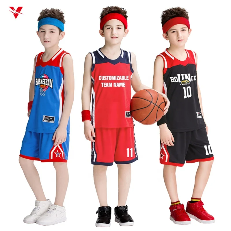 Children Basketball Clothing  Basketball Clothes Shirts Kids