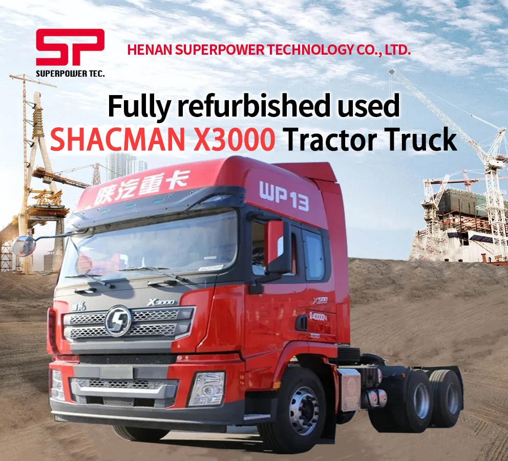 Used Shacman X3000 Heavy Tractor Trucks 371hp 430 Hp Euro2 6x4 Diesel ...