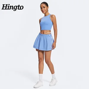 ODM Women's Tight-Fitting Casual Outdoor Running Sportswear Tennis Wear Sports Skirt Suit Quick Dry Tennis Golf Pickleball Dress