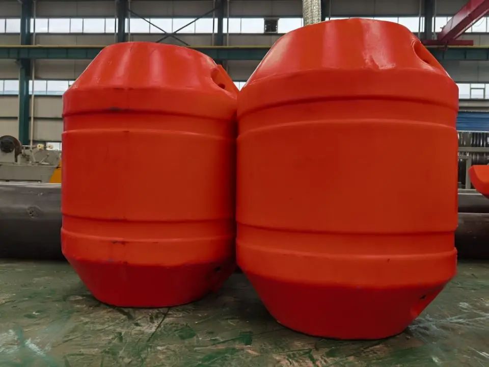 Modular Floater Polyethylene Plastic Gold Orange Dredging Modular Pontoon Floater ...