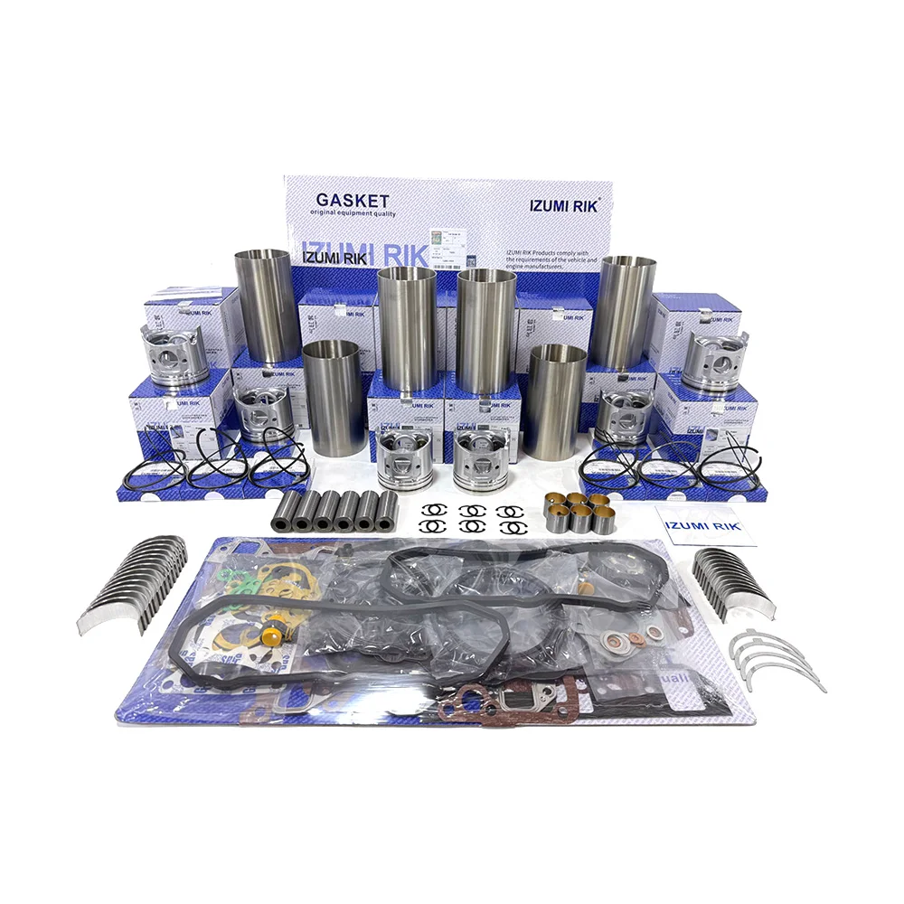 C490BPC, C490B Overhaul Rebuild Kit with Overhaul Kit, Main & Conrod Bearing with Thrust Washer for Xinchai