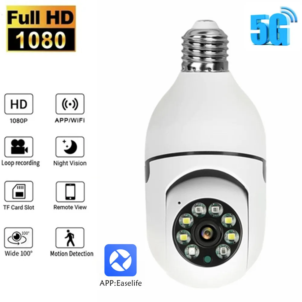 Ptz Camera Surveillance Exterieur Hot Sale A6 Light Bulb Camera Hd Wifi ...