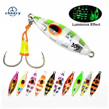 CHEERY Little Bee Deep-Sea Iron Plate Sea Fishing Artificial Hard Bait Slow-Sinking Slow-Rolling Jig 20g-120g Lure – Metal Jig – view 2