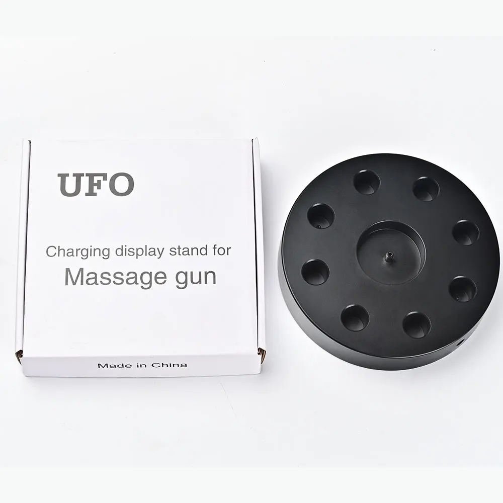НОВЕЙШАЯ портативная Зарядная база для беспроводного массажера глубоких тканей пистолет массажа мышц Универсальная док-станция