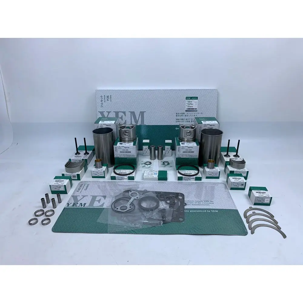 Z402 Rebuild Overhaul Repair Kit With Valves Engine Bearings Cylinder Liner Piston Rings Full Gasket Kit for Kubota