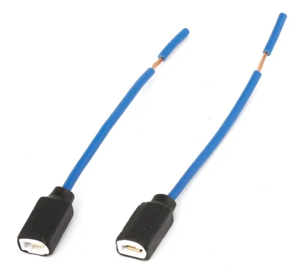 Extension Wire Pigtail Female Ceramic C H11 Two Harness Fog Light - Foto 8