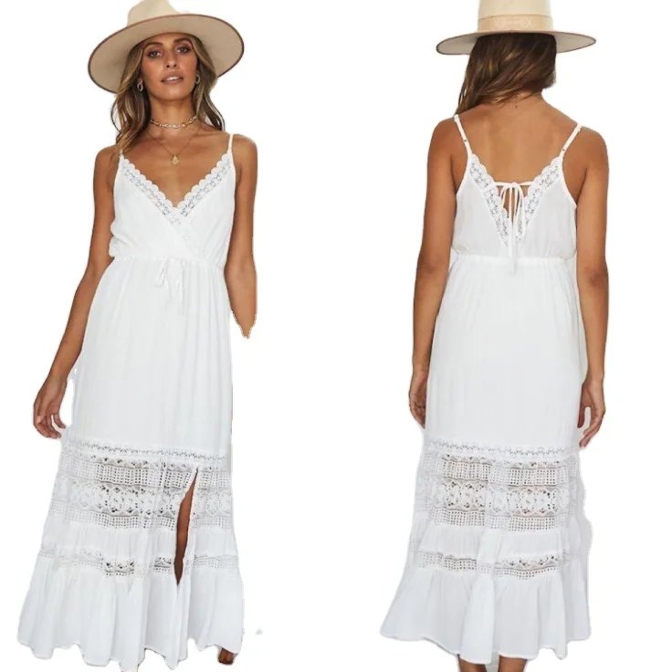 2022 New Design Sleeveless White Sexy 