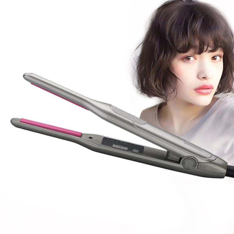 Compra Plancha De Plancha De Plancha Con Placas De Titanio De Cerámica  Iónica Digital Para Mujeres Rizado Largo Y Corto Grueso Fino Delgado,  Cabello Ondulado1 Barato | Entrega Rápida Y Calidad 