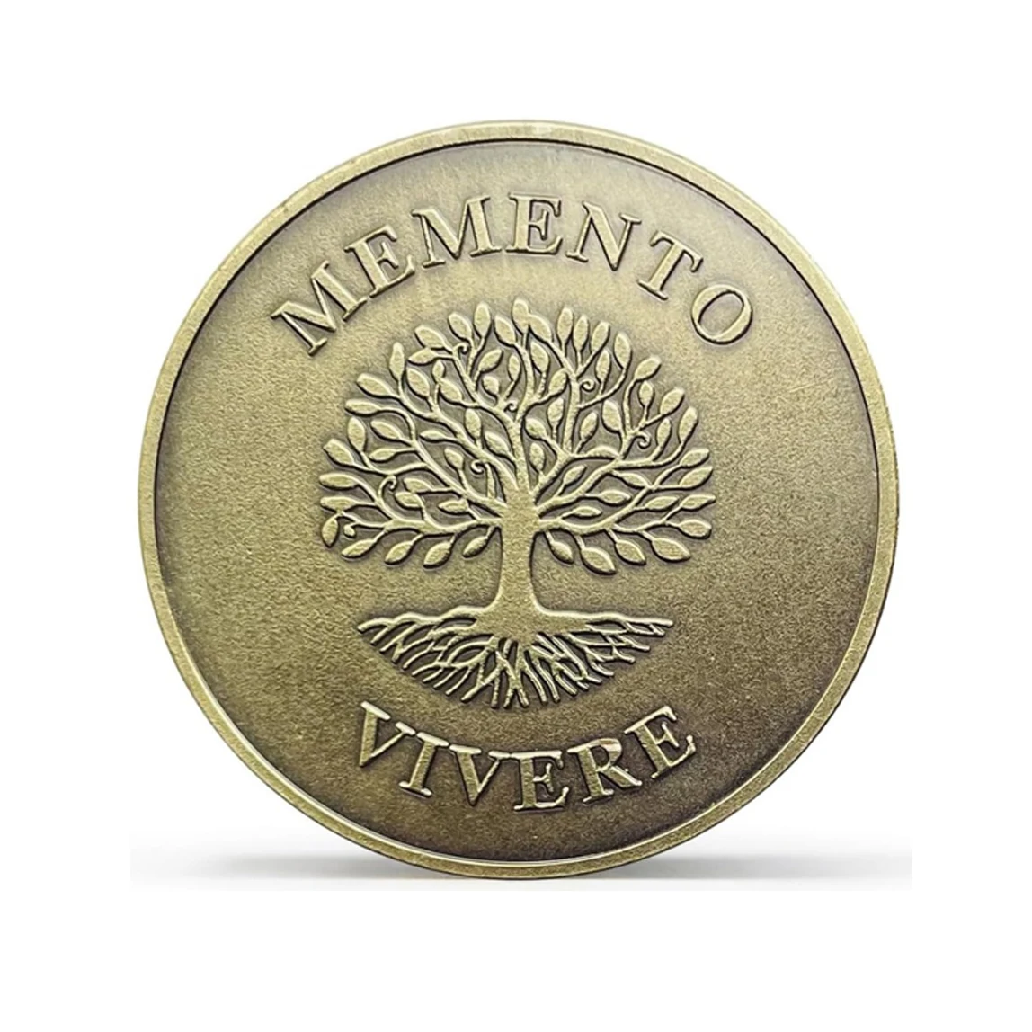 Memento Mori Coin - Stoic Reminder Token Art Collectible