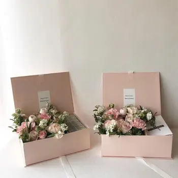 Custom logo Cardboard Luxury Paper Gift Flower Box