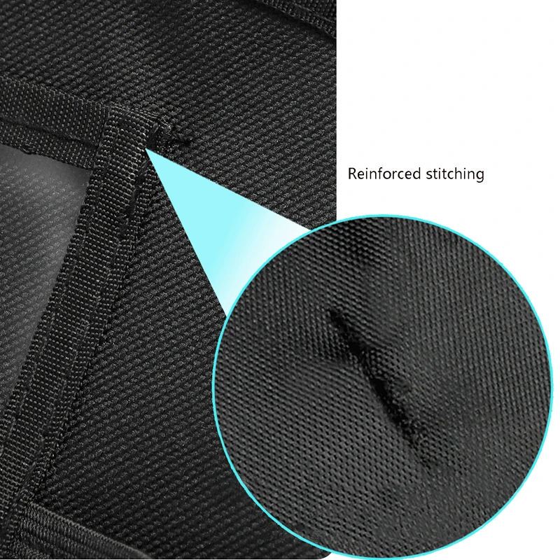 Прочный черный нейлоновый подвесной органайзер для защиты сидений автомобиля