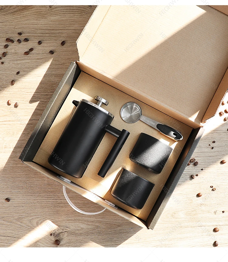 Gift Box Outdoor Travel Pour Over Coffee Maker Hand Drip Coffee Set
