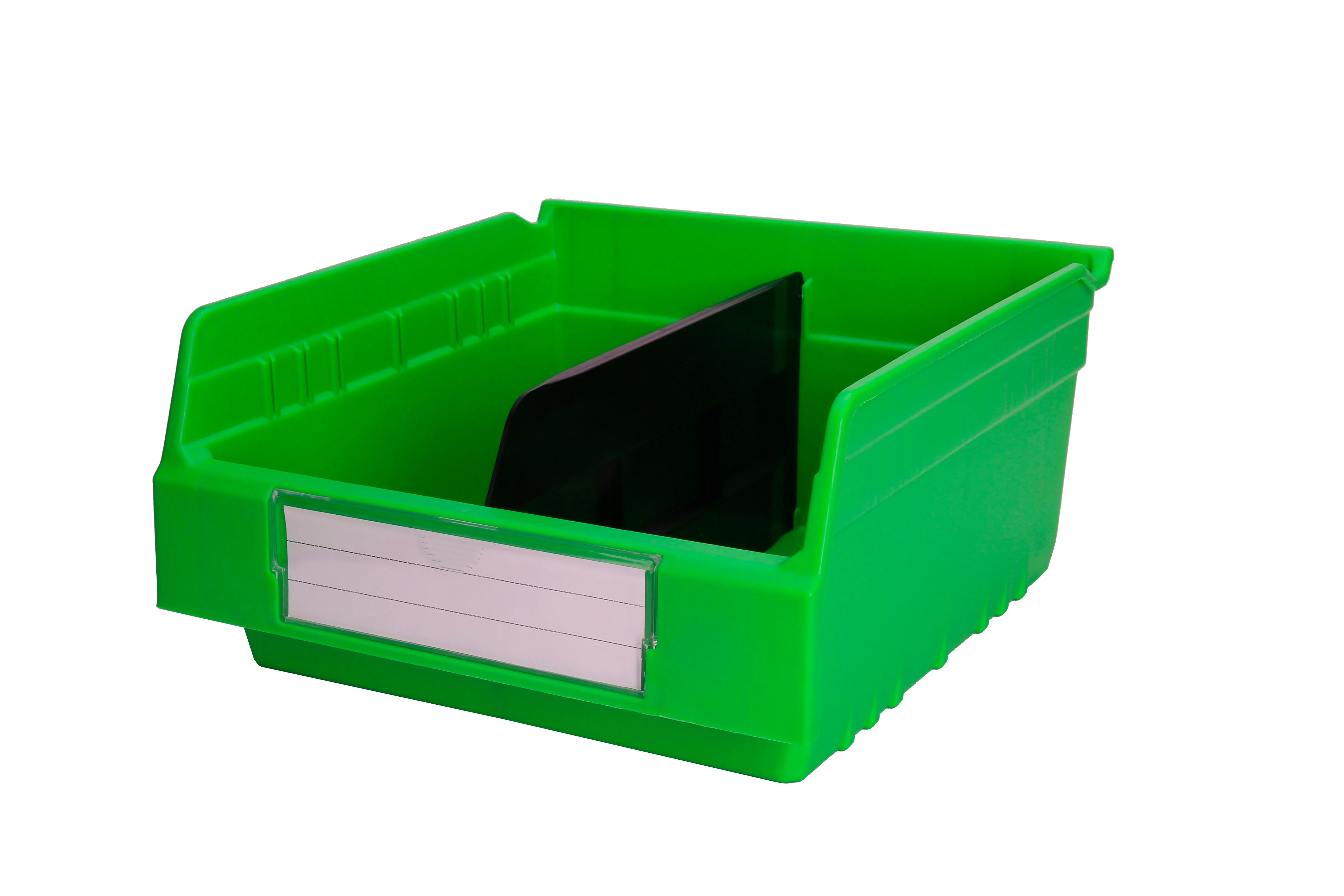 Organizer Bin For Rack System Pp Semiopen Front Storage Box Plastic