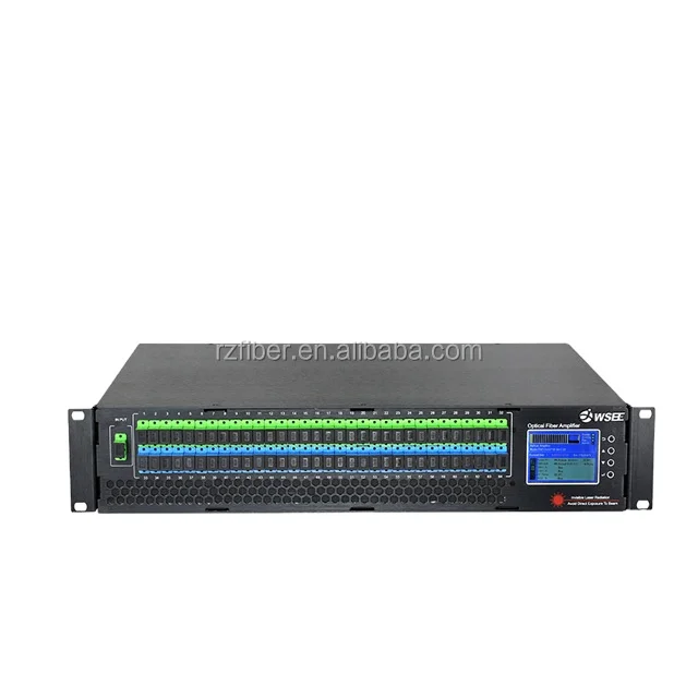 OLT PON CATV Combiner WDM EDFA High Power 1550 nm EDFA 32 ports optical amplifier price