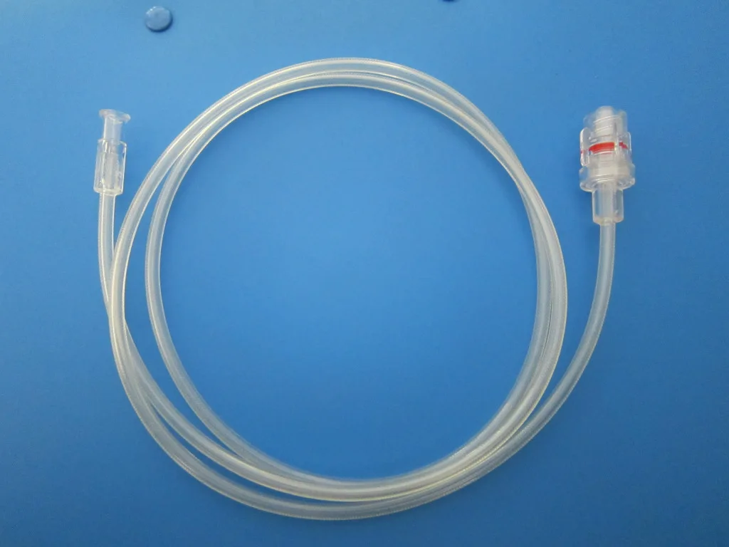 Disposable 100cm 120cm 150cm Pvc Connection Tube High Pressure Medical ...