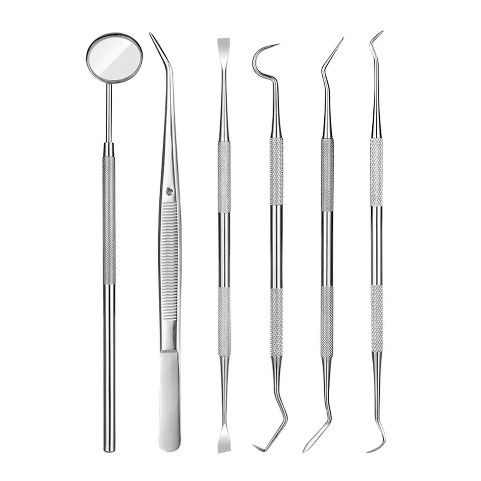 Dental Probe Cleaning Tools Stainless Steel 6-piece set manufacture