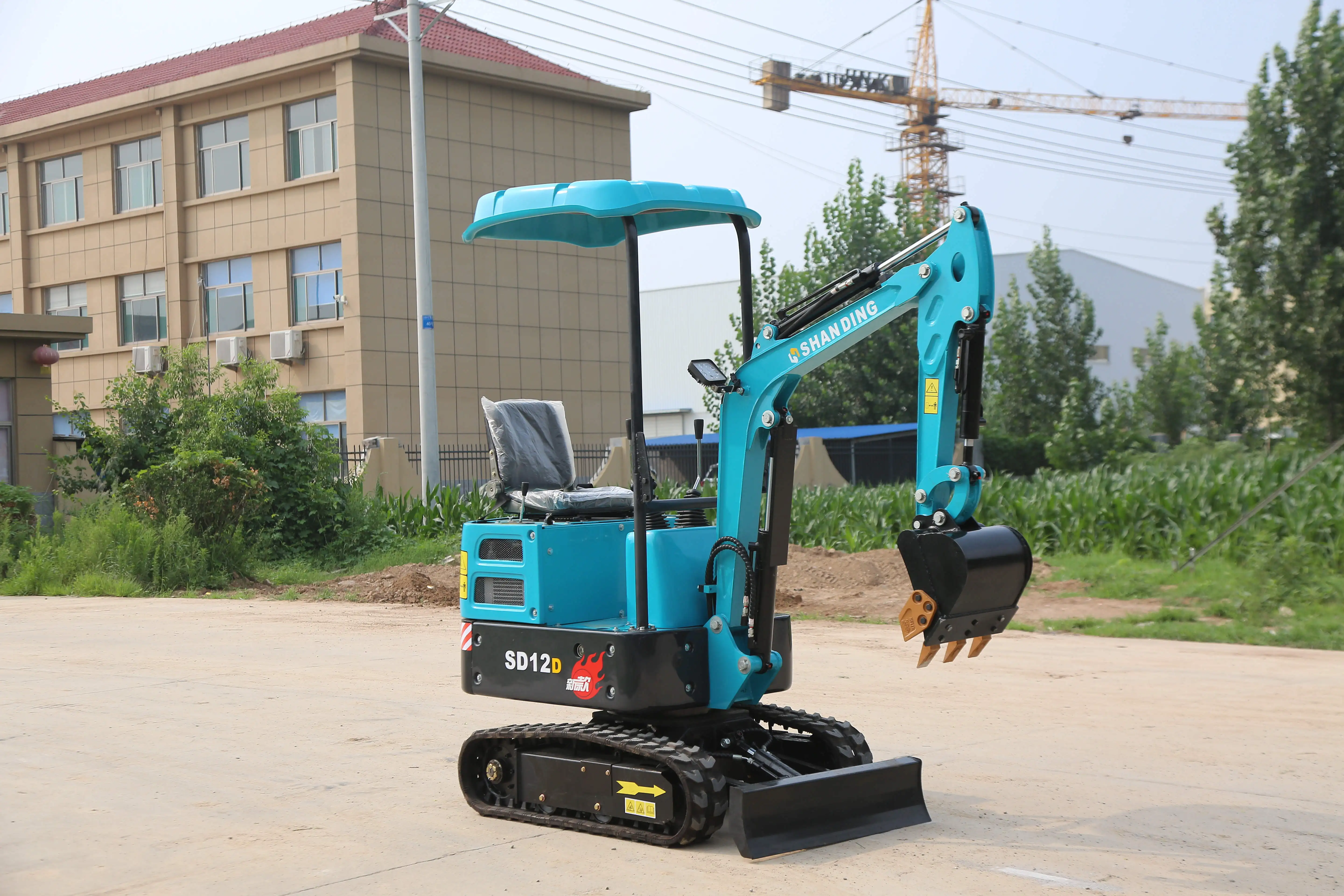 Mini Excavator Attachments 1 Ton with CE Certification for Garden and Farm Mini Excavator