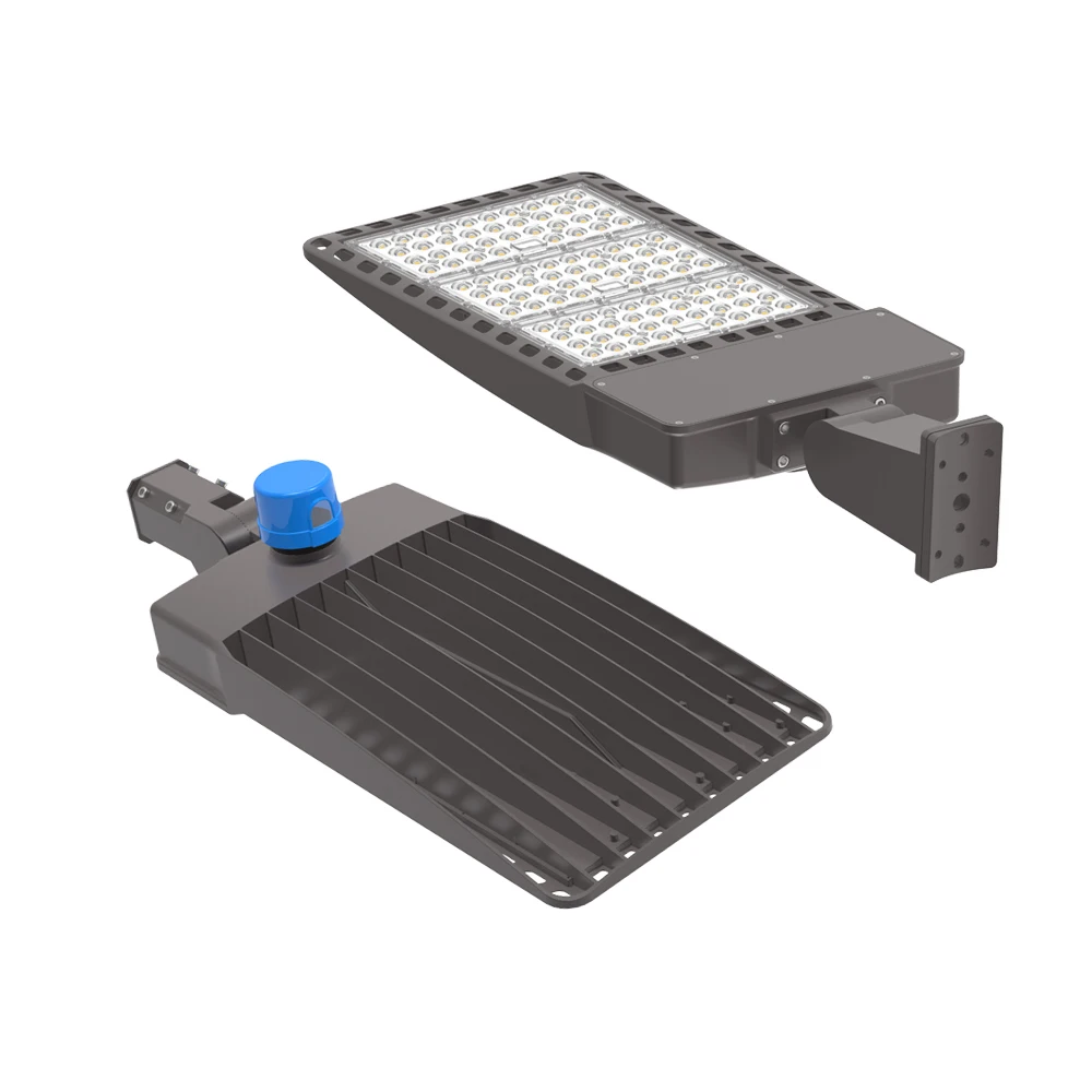 LUXINT 100W 200W 300w 400W street light for outdoor use new model exterior led parking lot light