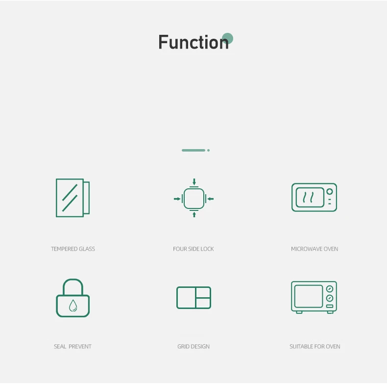 Pink Fiambrera Ecofriendly Leakproof 5 Compartment Fruit Salad Meal