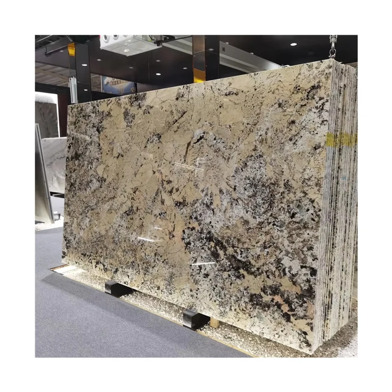 Alpinus Patagonia кристалл кварцит түрүндөгү экзотикалык таш плита баасы вилла үчүн ТВ стена жана эстетикалык полдун дизайнда