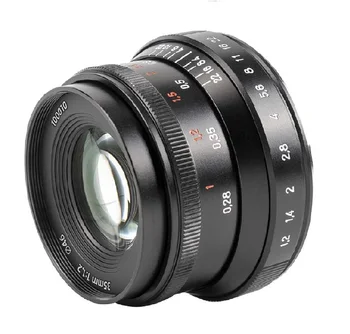 7Artisans 35mm F1.2 II Standard Prime Lens Large Aperture Compatible with E/FX/EOS-M/M43 Mount Sony A7 A7II A7III (A7M3) A7R detail image