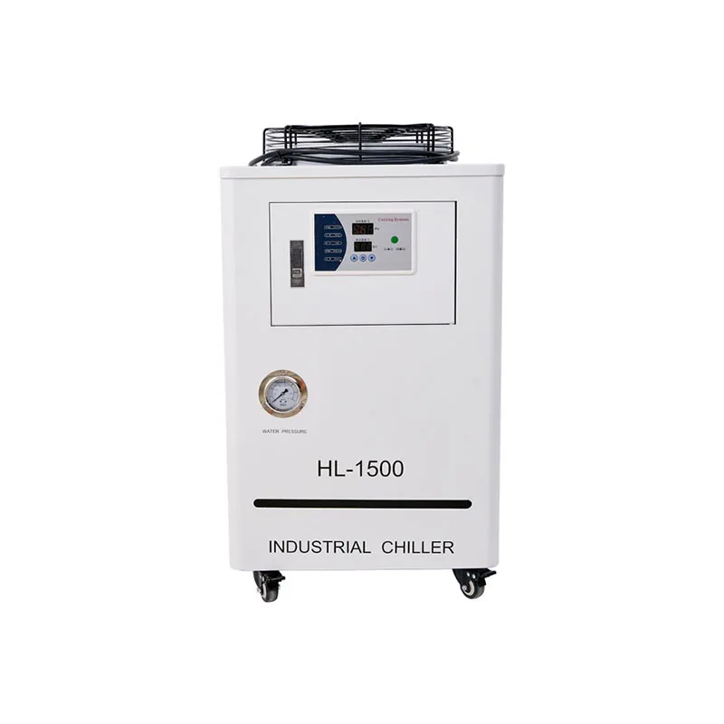 HL-1500 Custom Industrial Fiber Laser Chillers Air-Cooled Water Chiller with Pump for Laser Tube Cooler factory