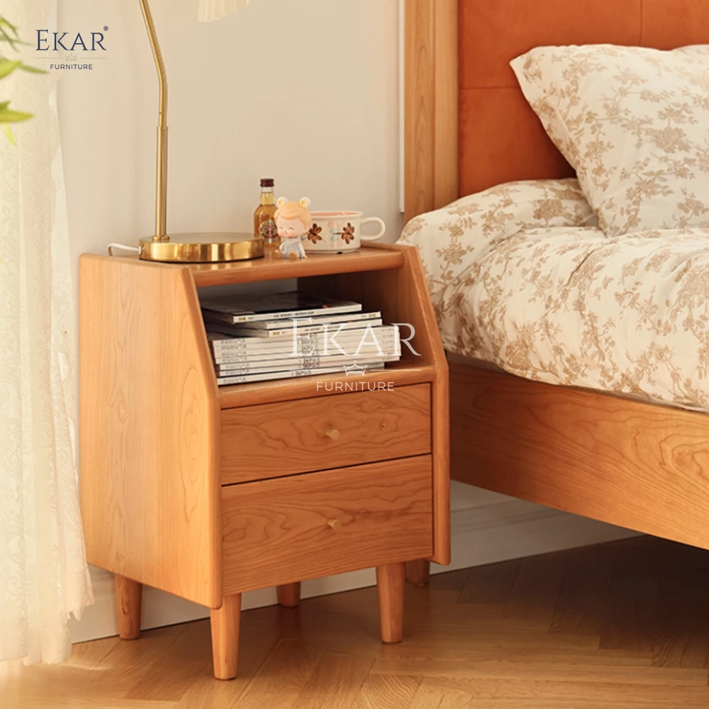 product new design modern furniture natural wood bedside table-61