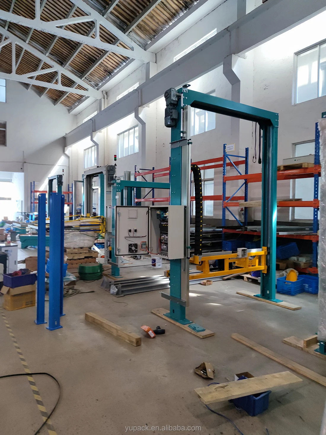 YUPACK High Performance Fully Auto Pallet Strapping Machine with PET