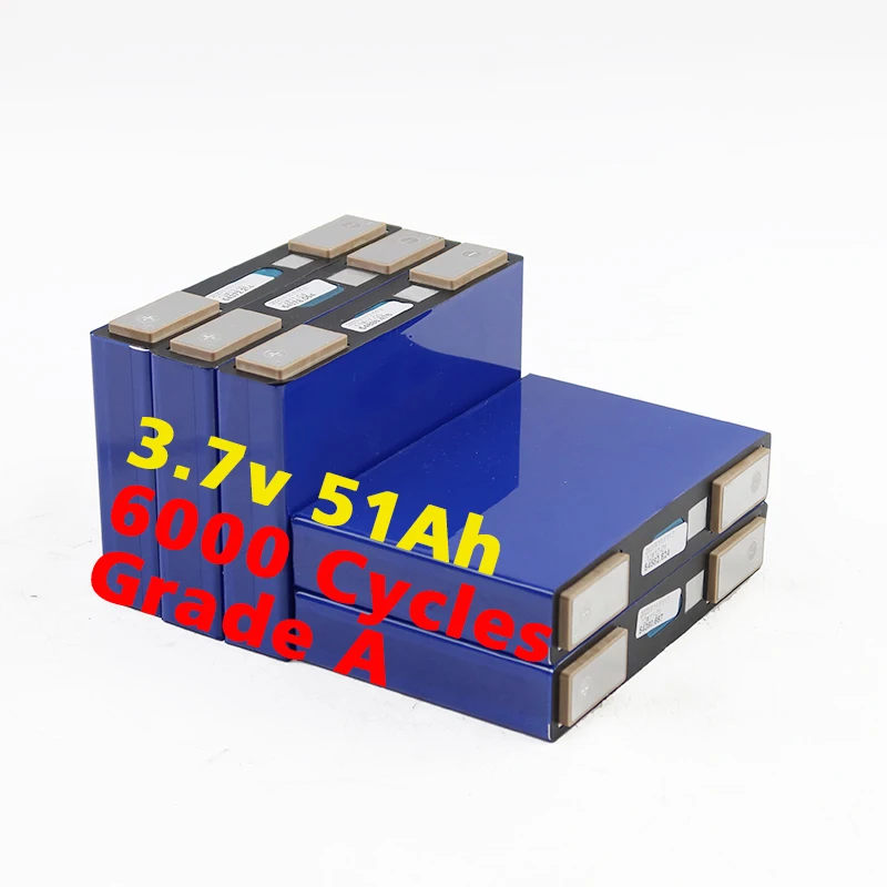 Wholesale Prismatic Ternary Lithium Lishen 51ah Ncm Battery Cell 3.7v 50ah 60ah Rechargeable Lithium Ion Batteries