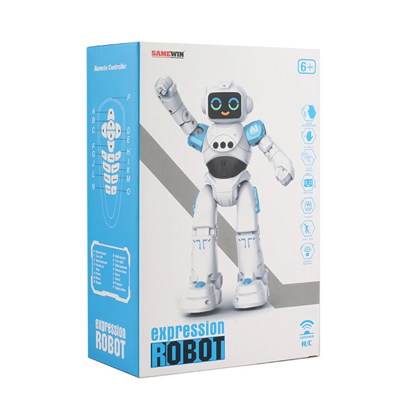 RC Robot Toy Gesture Sensing Intelligent Programmable Remote Control Robot  for Kids STEAM Technology Educational Toy Robots