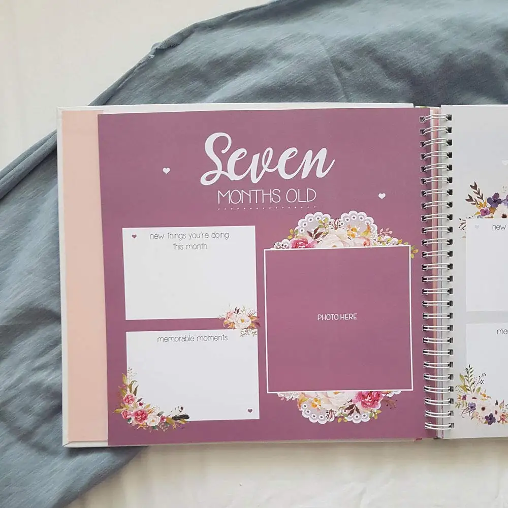 Фотоальбом Myway Baby Memory Book для девочек, альбом на заказ, журнал для сувениров, первый год