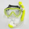 Yellow cloth headband - transparent silicone